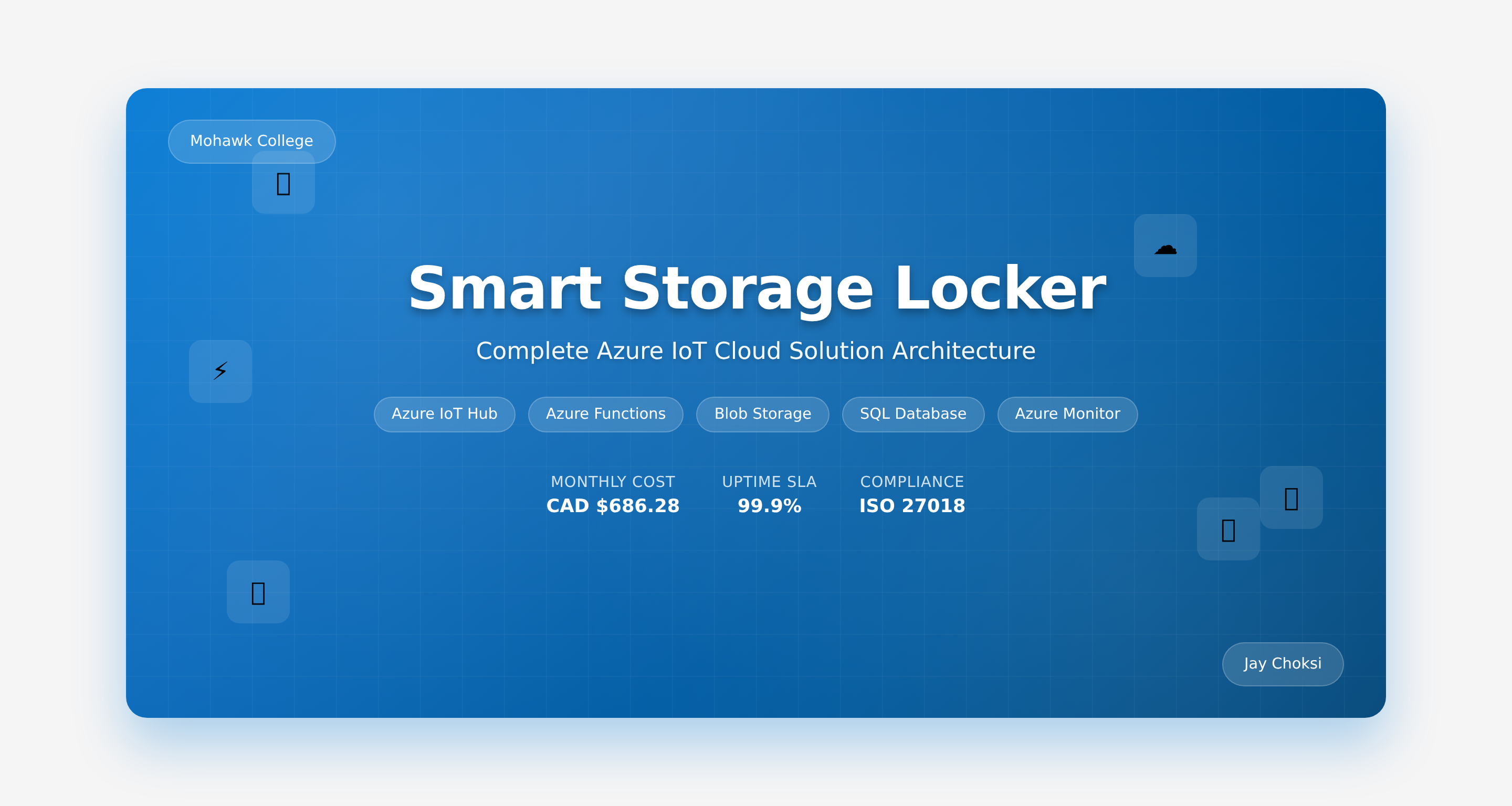 Smart Storage Locker with Azure IoT