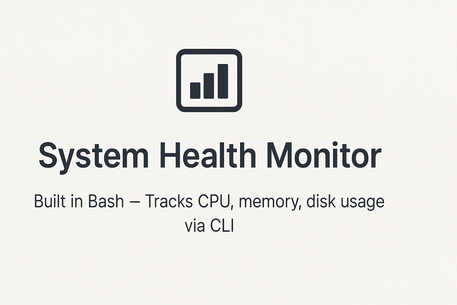 System Health Monitor